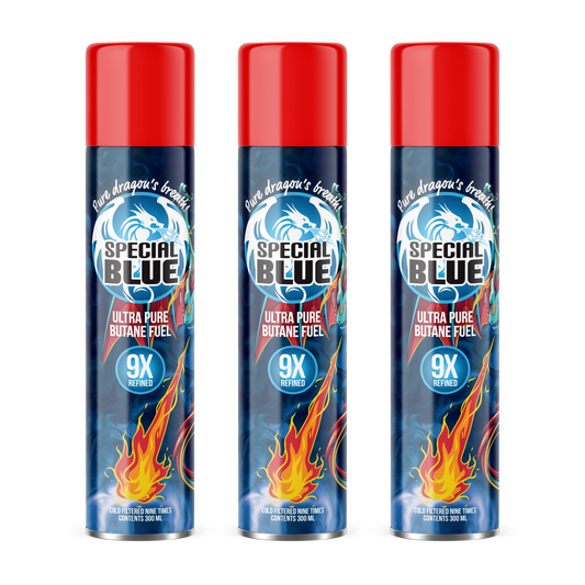 Ultra butane fuel (300ml) 9x refined (Special Blue)